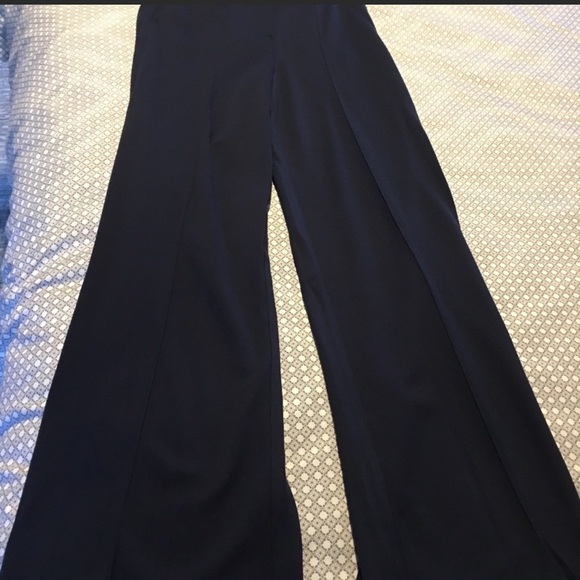 Kit and Ace Wide leg navy trousers - Picture 4 of 7